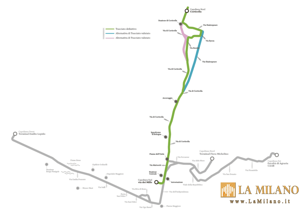 Bologna Tram Affidati I Lavori Per La Linea Verde Cronaca E Notizie 